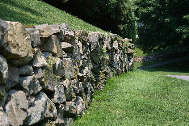 timber retaining wall